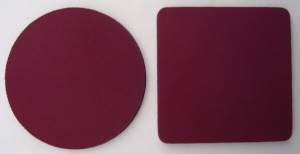 Blank Wine Colored Coasters